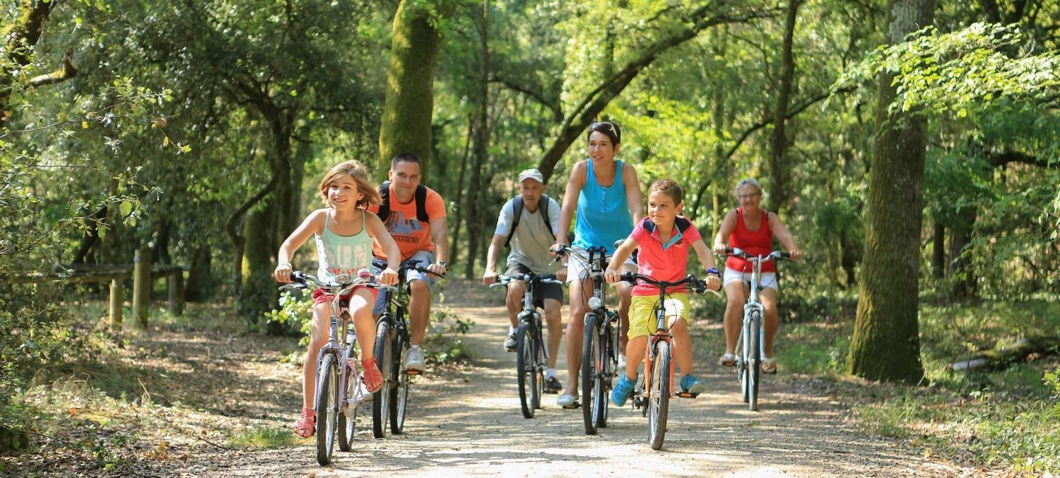 vélo camping la grand métairie Vendée