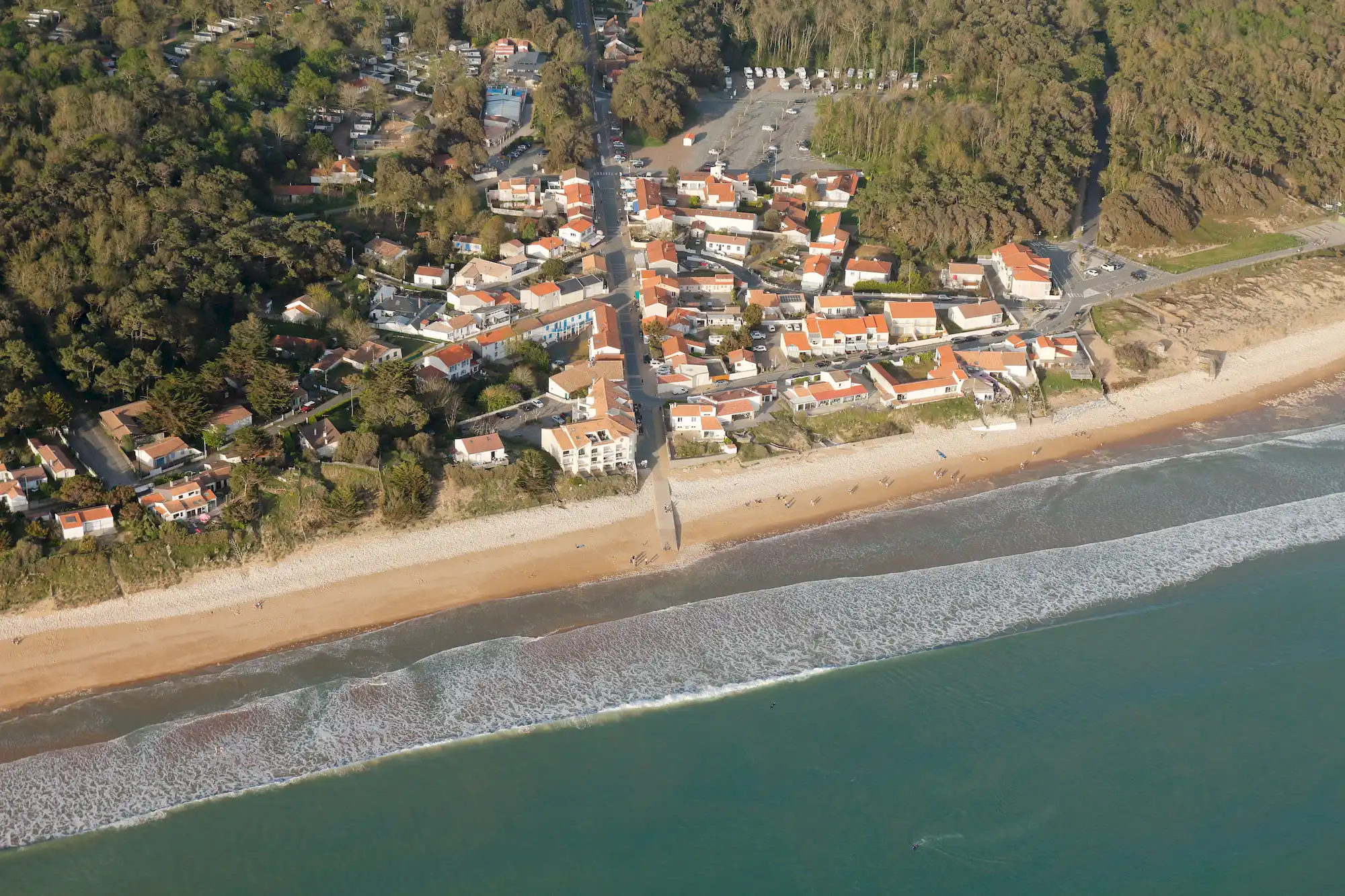 longeville sur mer vue du ciel